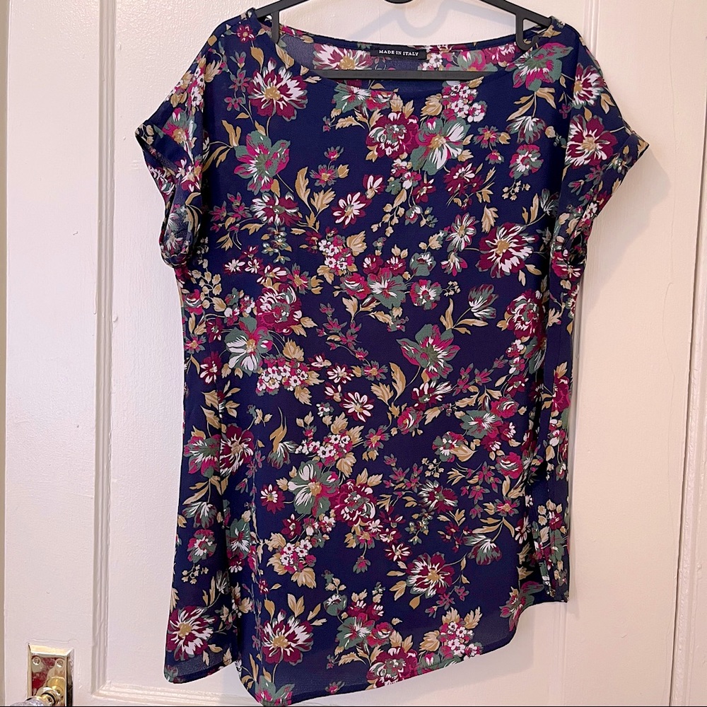 Floral print t-shirt - made in Italy